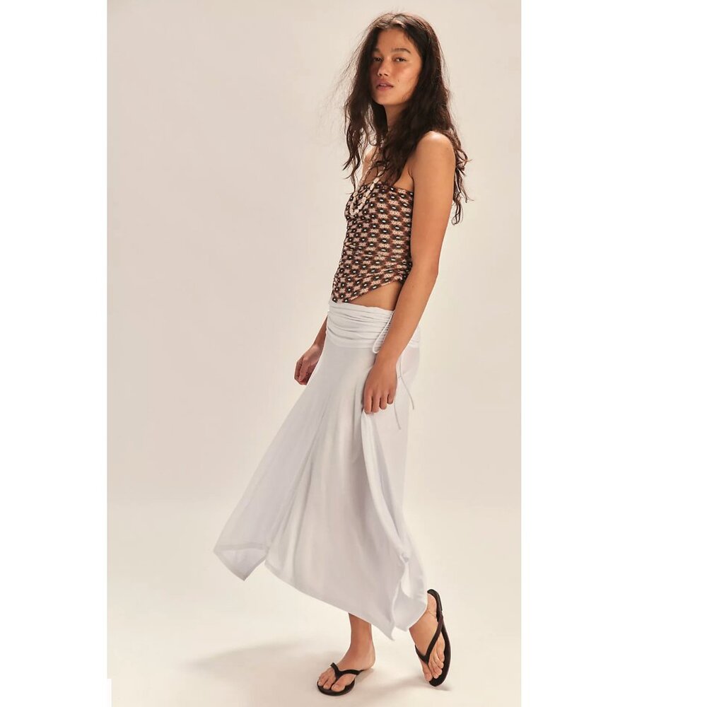 NWT Free People Zella Convertible Skirt Dress White XL